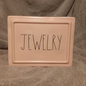 Rae Dunn Jewelry ceramic box pink